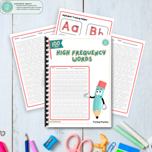 High Frequency Word Tracing Practice – Level 2 (100 Words)