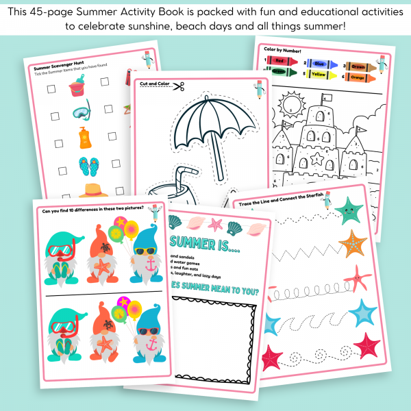Summer Activity Book - Image 3